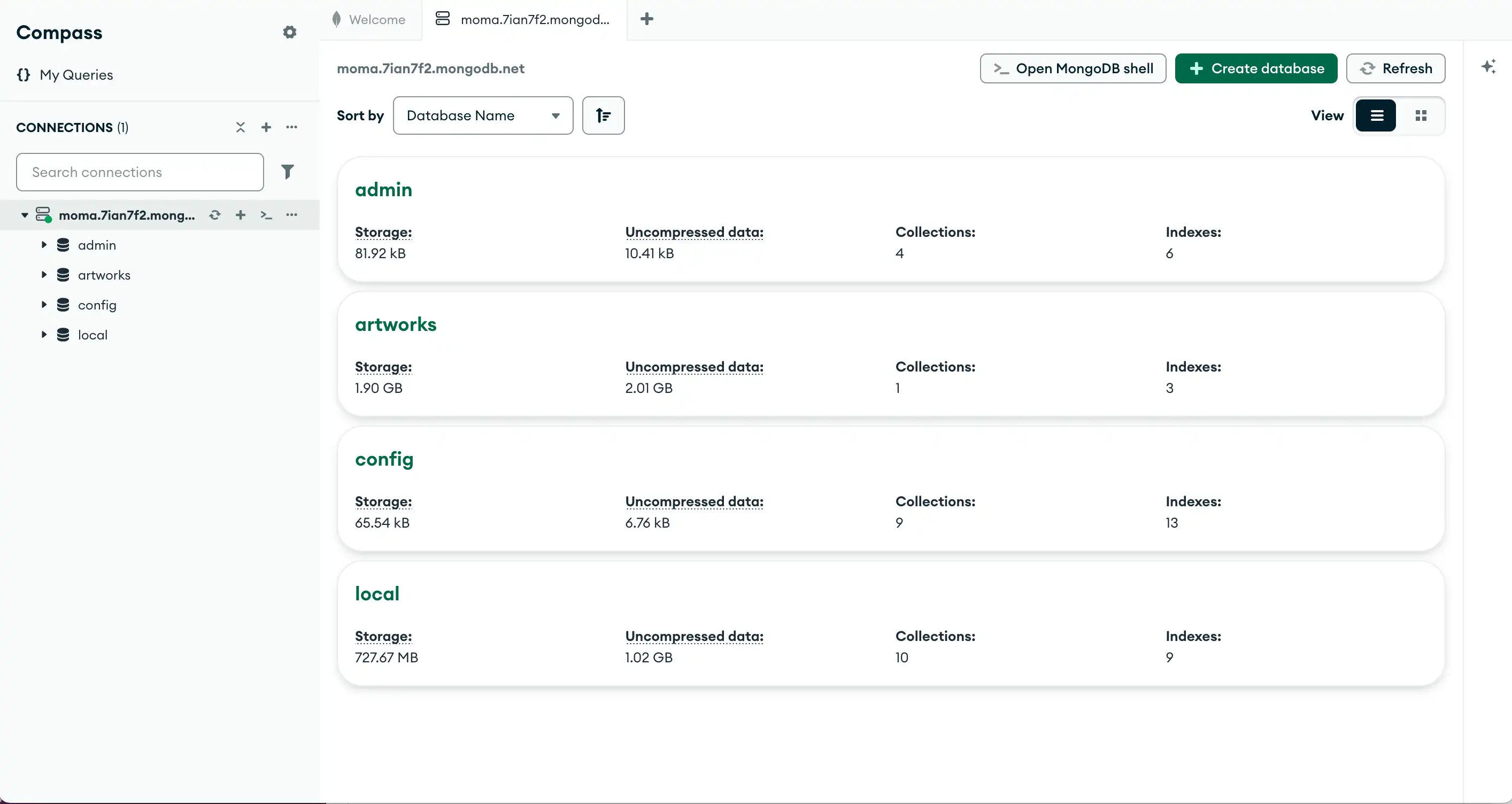 |compass| Page with collapsed AI Drawer